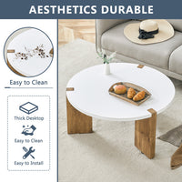 Thumbnail for Minimalist Circular MDF Material Coffee Table