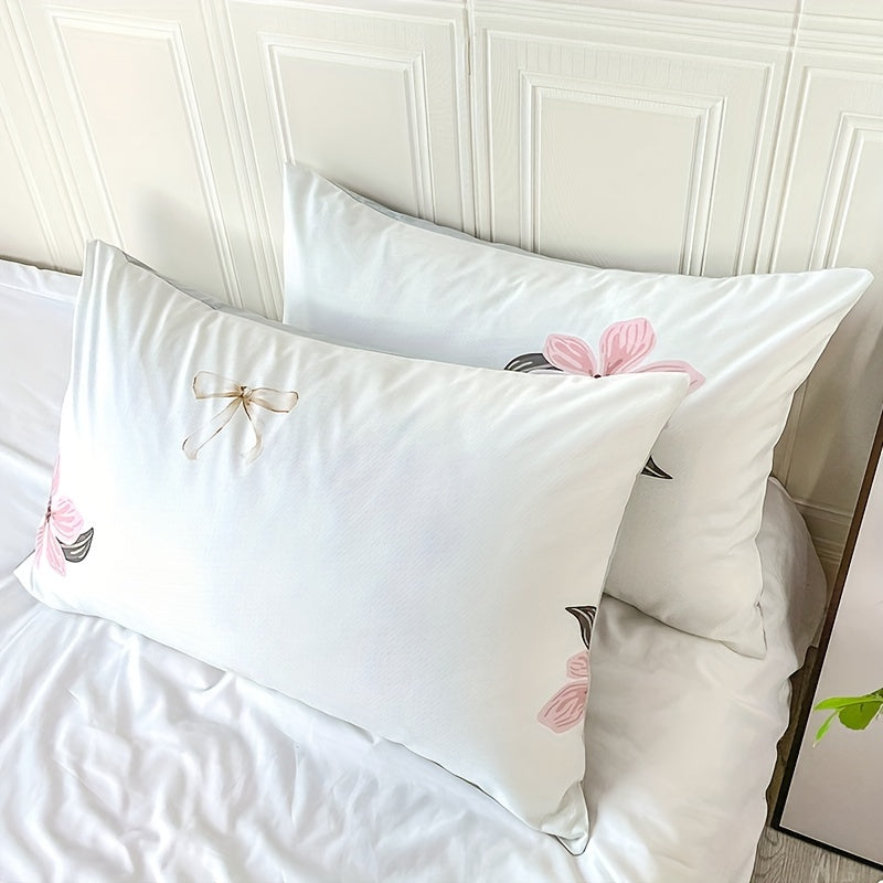 3Piece Pastoral Floral Duvet Cover Set