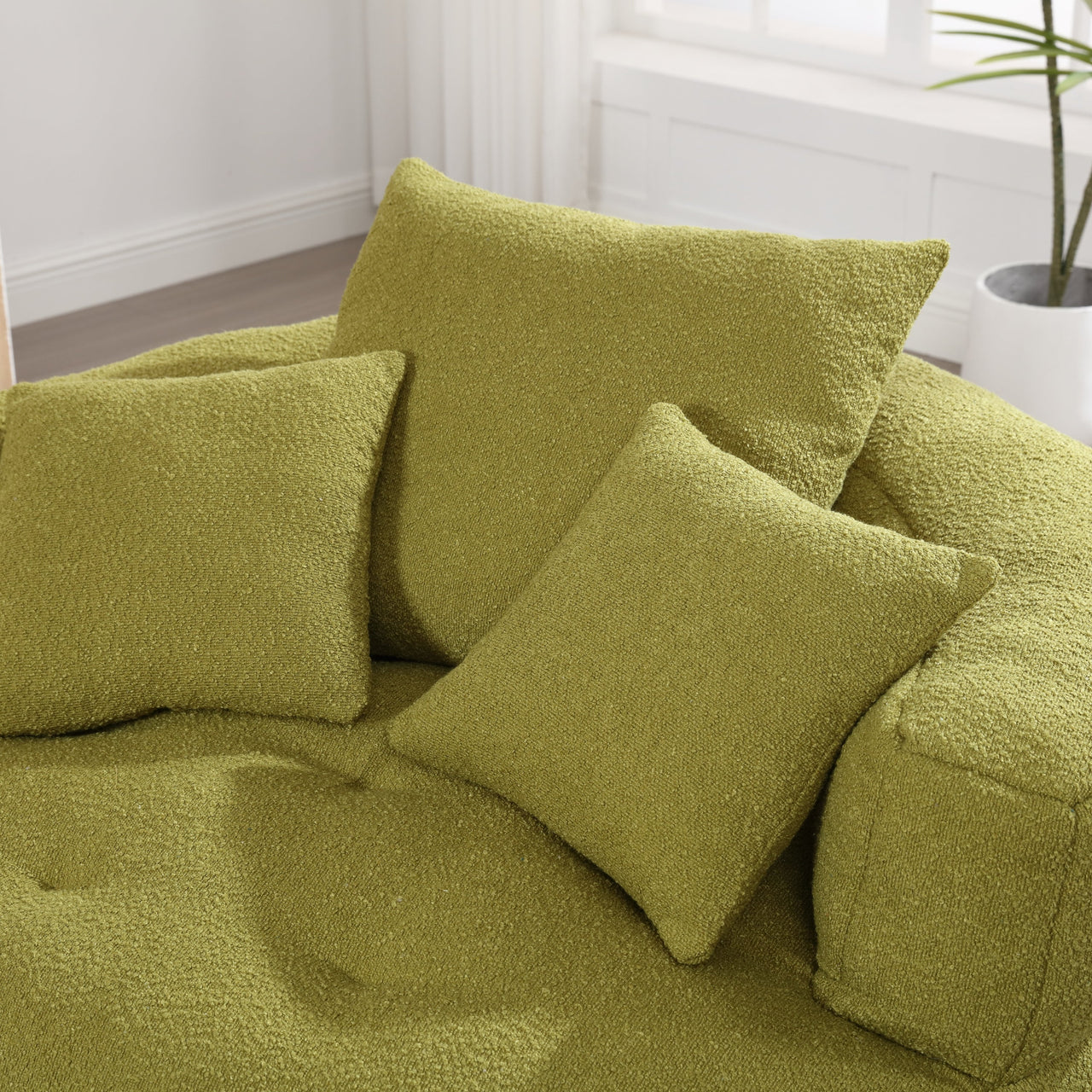 Chenille Sponge single sofa