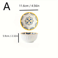 Thumbnail for Chic Striped Microwave Safe Ceramic Bowl