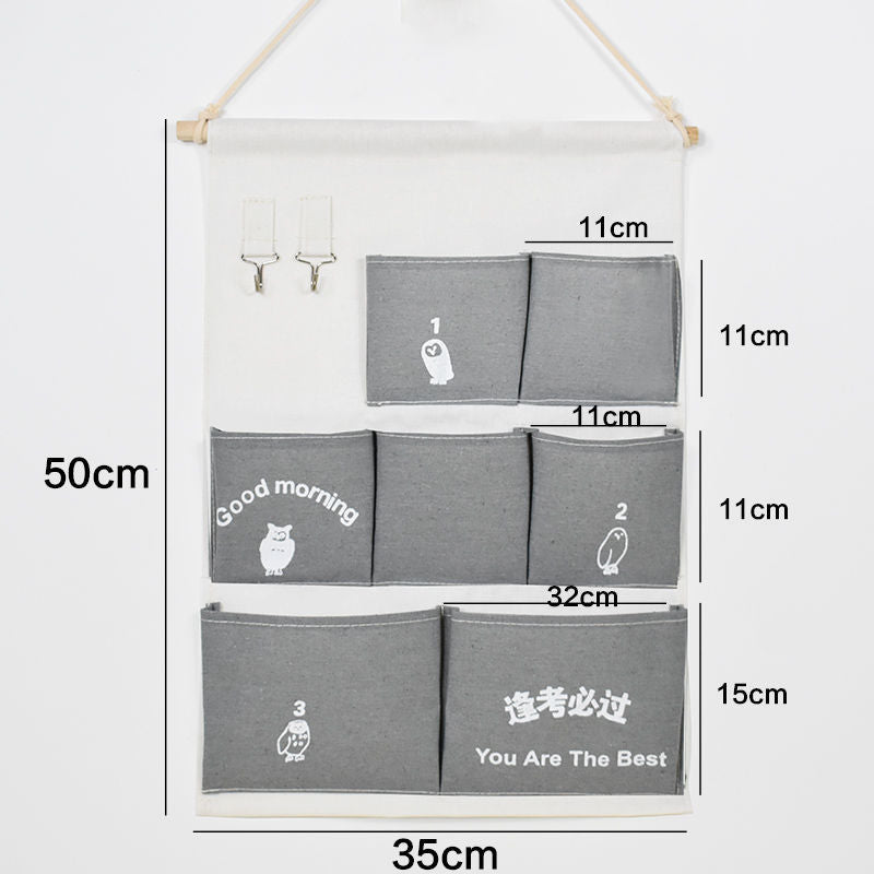Fabric Wall Hanging Bag For Storage