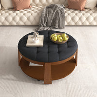 Thumbnail for Round Footstool Coffee Table