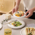 Durable Elegant Porcelain Dessert Plate