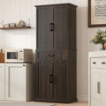 Farmhouse Storage Cabinet With Door Shelves