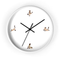 Thumbnail for Cat Doing Yoga Wall clock