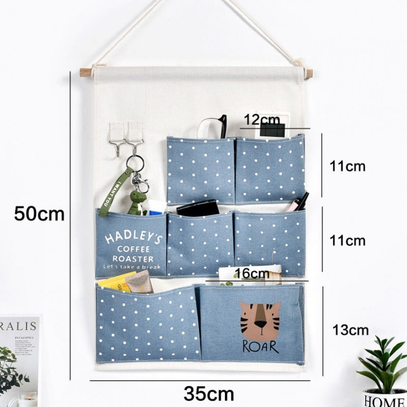 Fabric Wall Hanging Bag For Storage