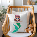 Mermaid Girl Kids Decorative Pillow