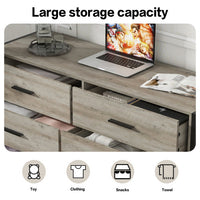 Thumbnail for Wooden Dresser With 6 Drawers