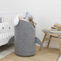 Thumbnail for Cute Shark Shaped Kids Toy Storage Basket Multi-Functional