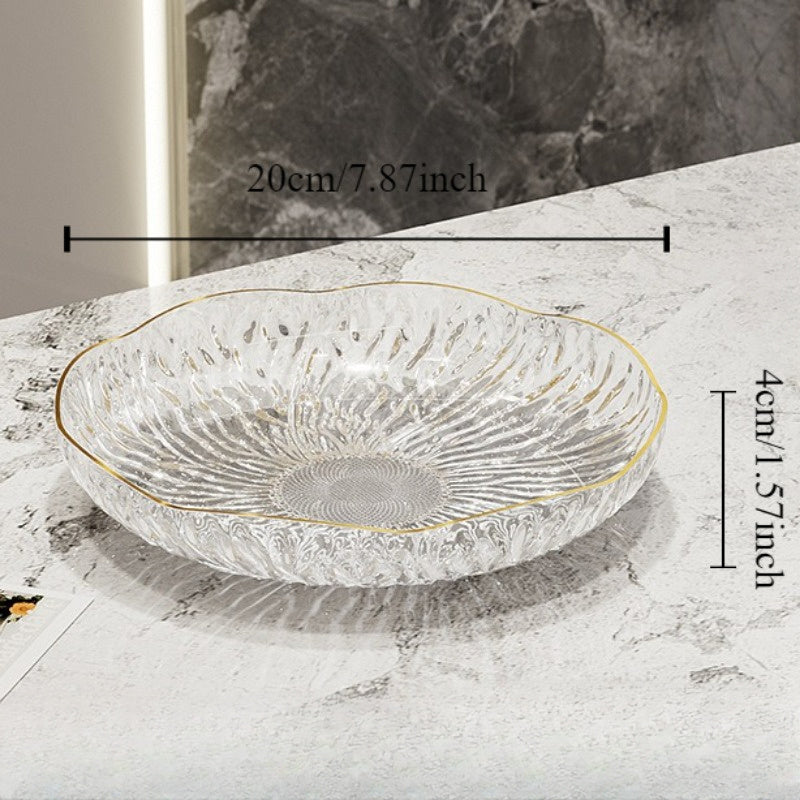 Petal Shaped Snack Plates Set of 3