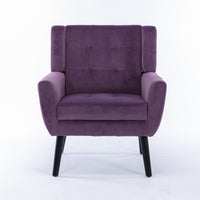 Thumbnail for Modern Soft Velvet Ergonomic Accent Chair For Living Room