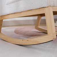 Thumbnail for Modern Accent Rocking Chair Rocking Chair With Solid Wood Legs