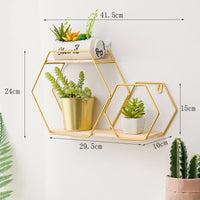 Thumbnail for Shelves on iron wall