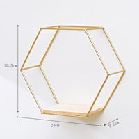 Thumbnail for Hexagonal Shelves On Wrought Iron Wall