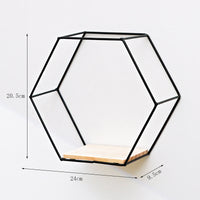 Thumbnail for Hexagonal Shelves On Wrought Iron Wall