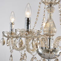 Thumbnail for Champagne Crystal Chandelier 5 Light Modern