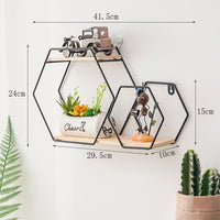 Thumbnail for Shelves on iron wall