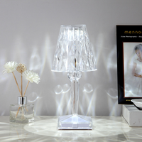 Thumbnail for Rose Crystal Table Lamp with USB Charging