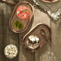 Thumbnail for Elegant MultiPurpose Wooden Tray for Serving Snacks