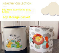 Thumbnail for Cartoon Children's Cloth Toy Storage Basket Basket