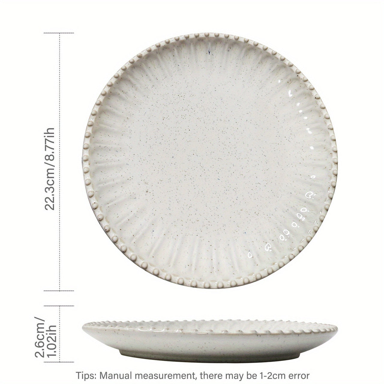 Elegant Ceramic Plate For Meals