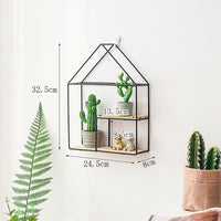 Thumbnail for Shelves on iron wall