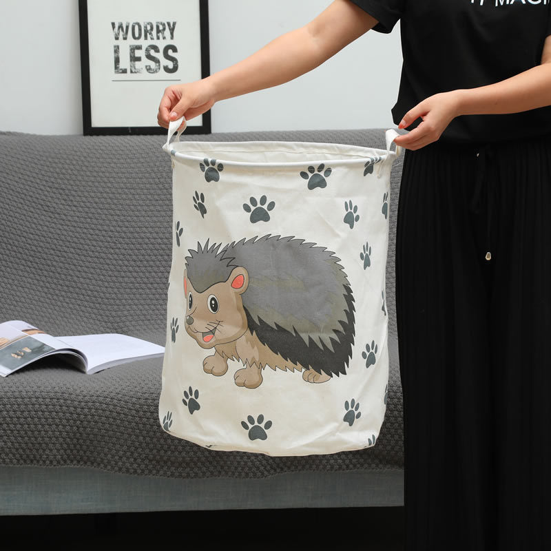 Large cartoon foldable Laundry Storage Basket
