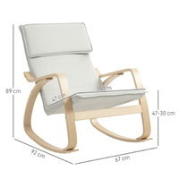 Thumbnail for Upholstered Lounge Chair Recliner With High Back And Headrest