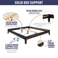 Thumbnail for Nix - Queen Platform Bed - Black