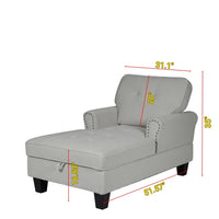 Thumbnail for Upholstered Lounge Chair For Bedroom Living Room With Rivets