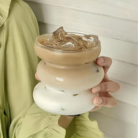 Thumbnail for 1pc High Borosilicate Irregular CATERPILLAR Coffee Cup