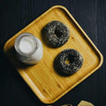 Bamboo Square Platter For Appetizers / Barbecue