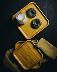 Thumbnail for Bamboo Square Plate For Appetizers