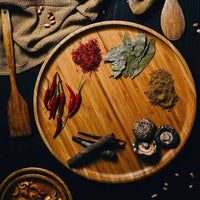 Thumbnail for Bamboo Round Platter For pizza / Barbecue / Steak