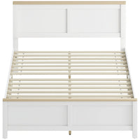 Thumbnail for Queen Platform Bed Frame With Headboard And Footboard