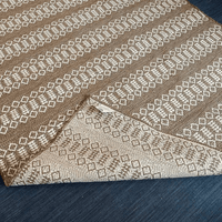 Thumbnail for Elegant Brown Beige Tribal Boho Outdoor Area Rug - 7X10 Feet
