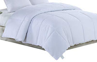 Thumbnail for White Medium Weight Hypoallergenic Twin Down Alternative Comforter