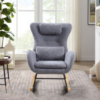 Thumbnail for Modern Rocking Chair With High Backrest