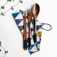 Thumbnail for Reusable Handmade Natural Wood Cutlery Set