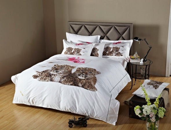 6 Piece Fun Animal Print Bedding Set