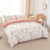 Thumbnail for 3Piece Floral Duvet Cover Set