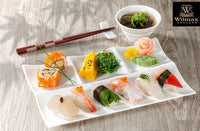Thumbnail for White Rectangle Divided Platter