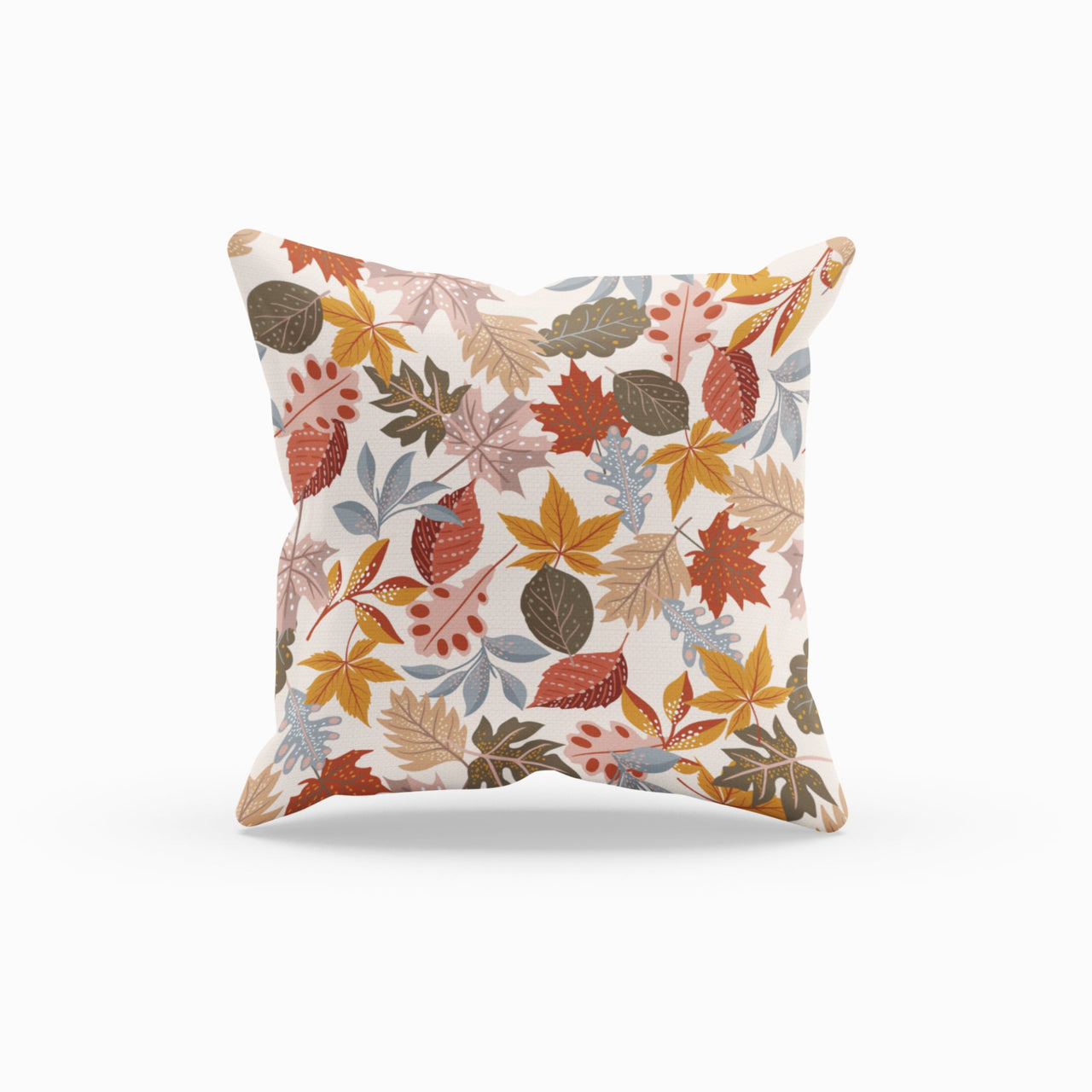 Leaf Pattern Fall Decor Cushion Cover
