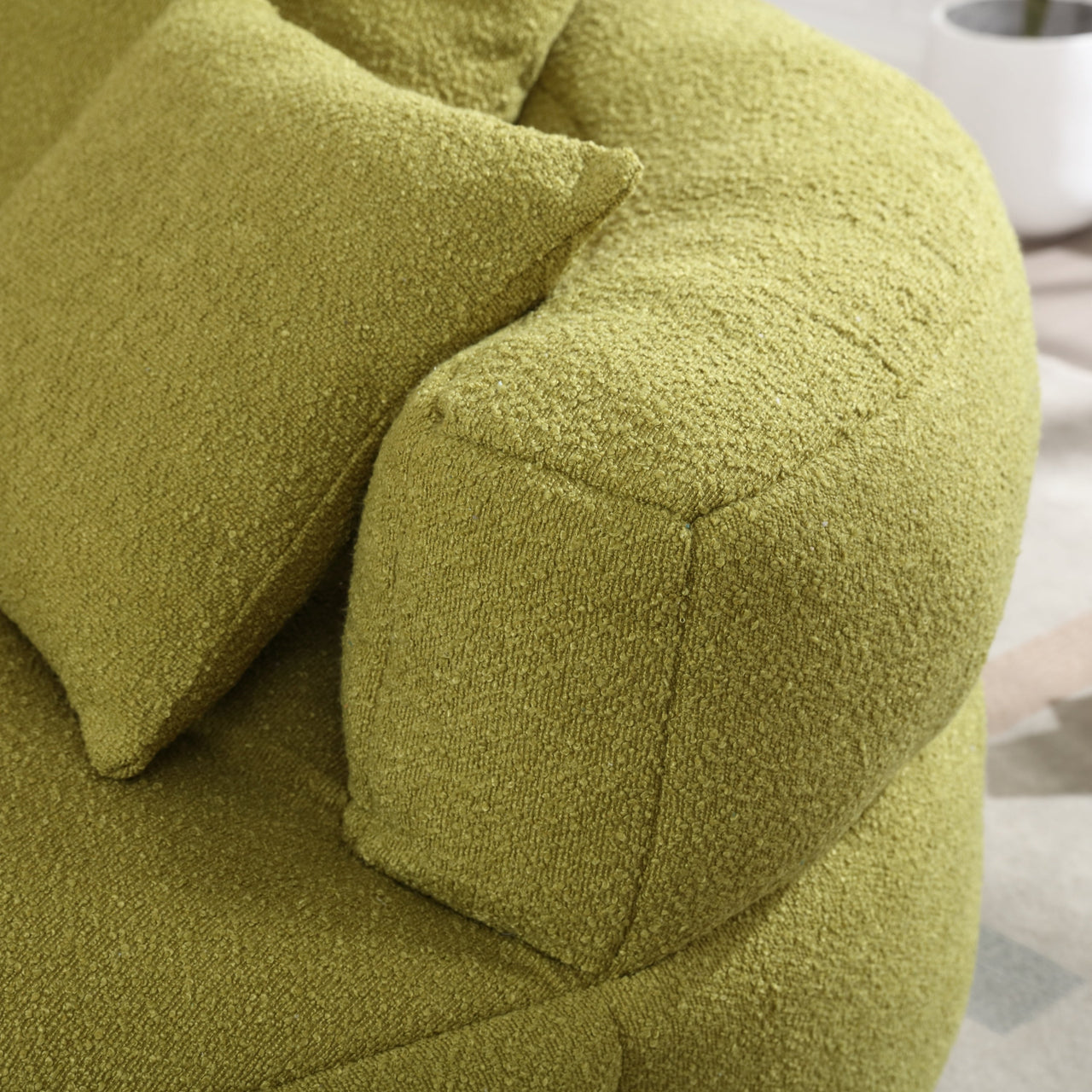 Chenille Sponge single sofa