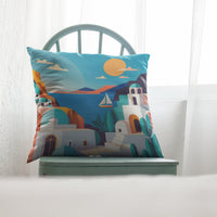 Thumbnail for Greece Pattern Decorative Cushion Cover