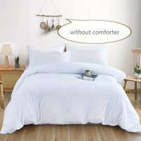 Thumbnail for 3Piece Solid Color Soft Duvet Cover Set