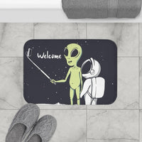 Thumbnail for Alien Taking Selfie Bath Mat