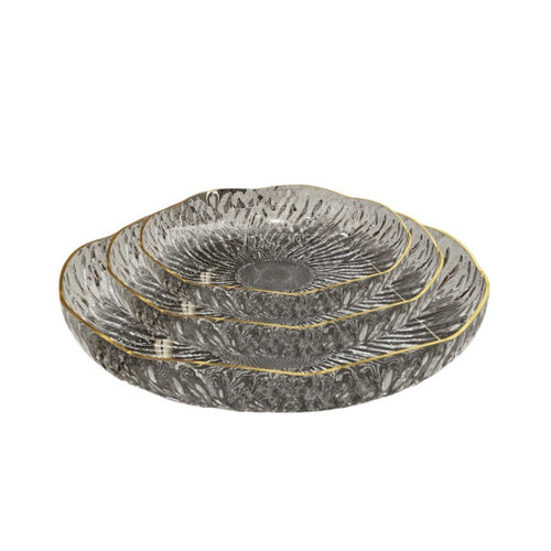 Petal Shaped Snack Plates Set of 3