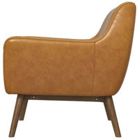 Thumbnail for Panom Tan Leather Lounge Chair