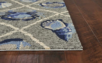 Thumbnail for Grey Seaside UV Treated Outdoor Rug